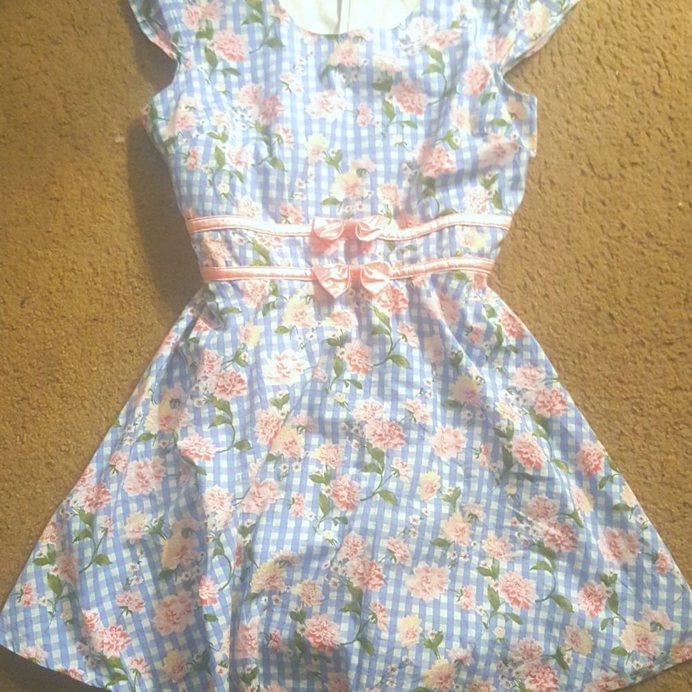 Floral a-line dress